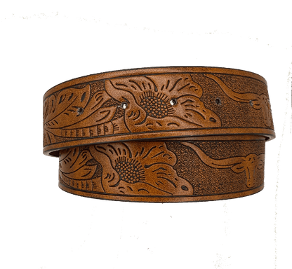 Brown Faux Leather Belt